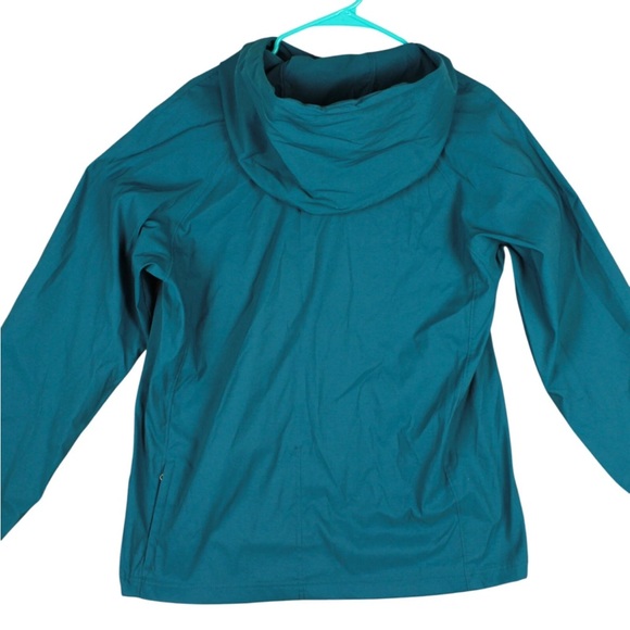 The North Face Class V Pullover Jacket Mens Small Blue Weather Hooded Packable - Picture 4 of 13